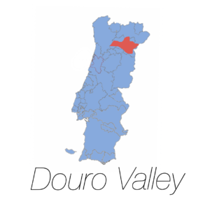 Douro Valley - Portugal Wine Region Map