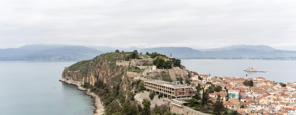 pexels-photo-14922899-14922899 Explore the timeless beauty of Acronauplia Fortress overlooking Nafplio's coastline in Greece.